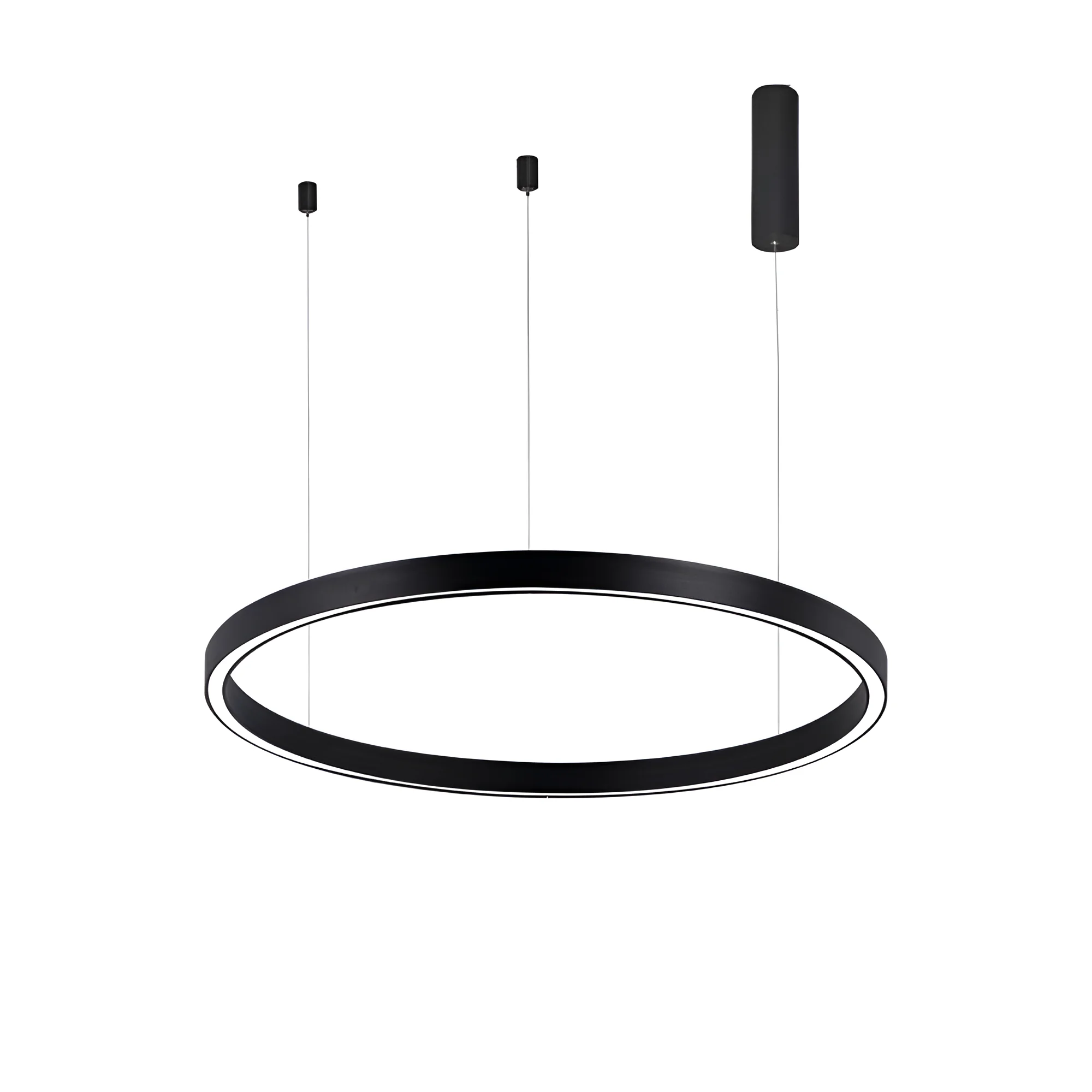 Braytron Lina viseca LED svetiljka okrugla 45 W CCT Crna