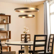Braytron Lina viseća LED svetiljka okrugla 65 W CCT Zlatna