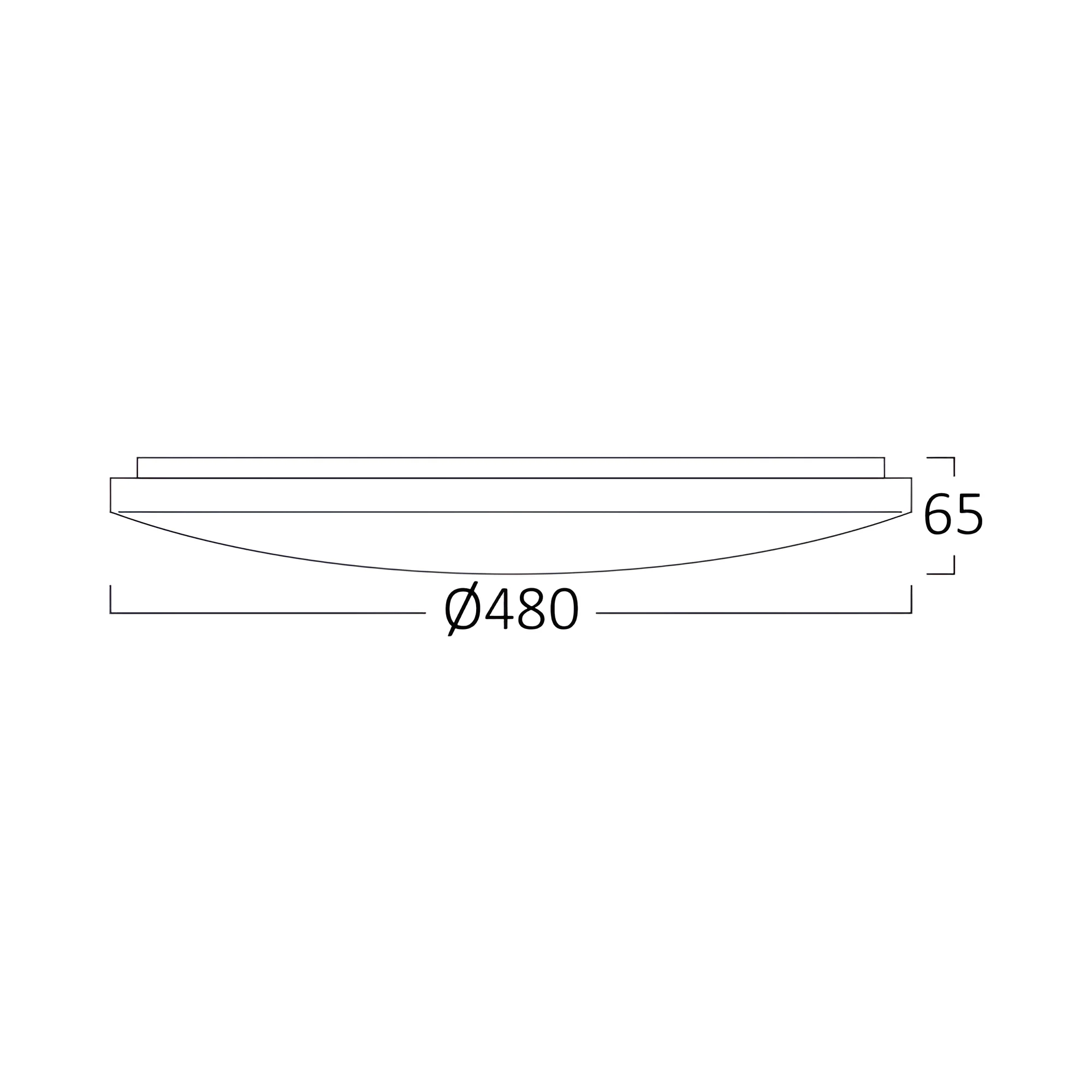 LED plafonjera okrugla Ø480 44W CCT IP20 Braytron Jade - Слика 5