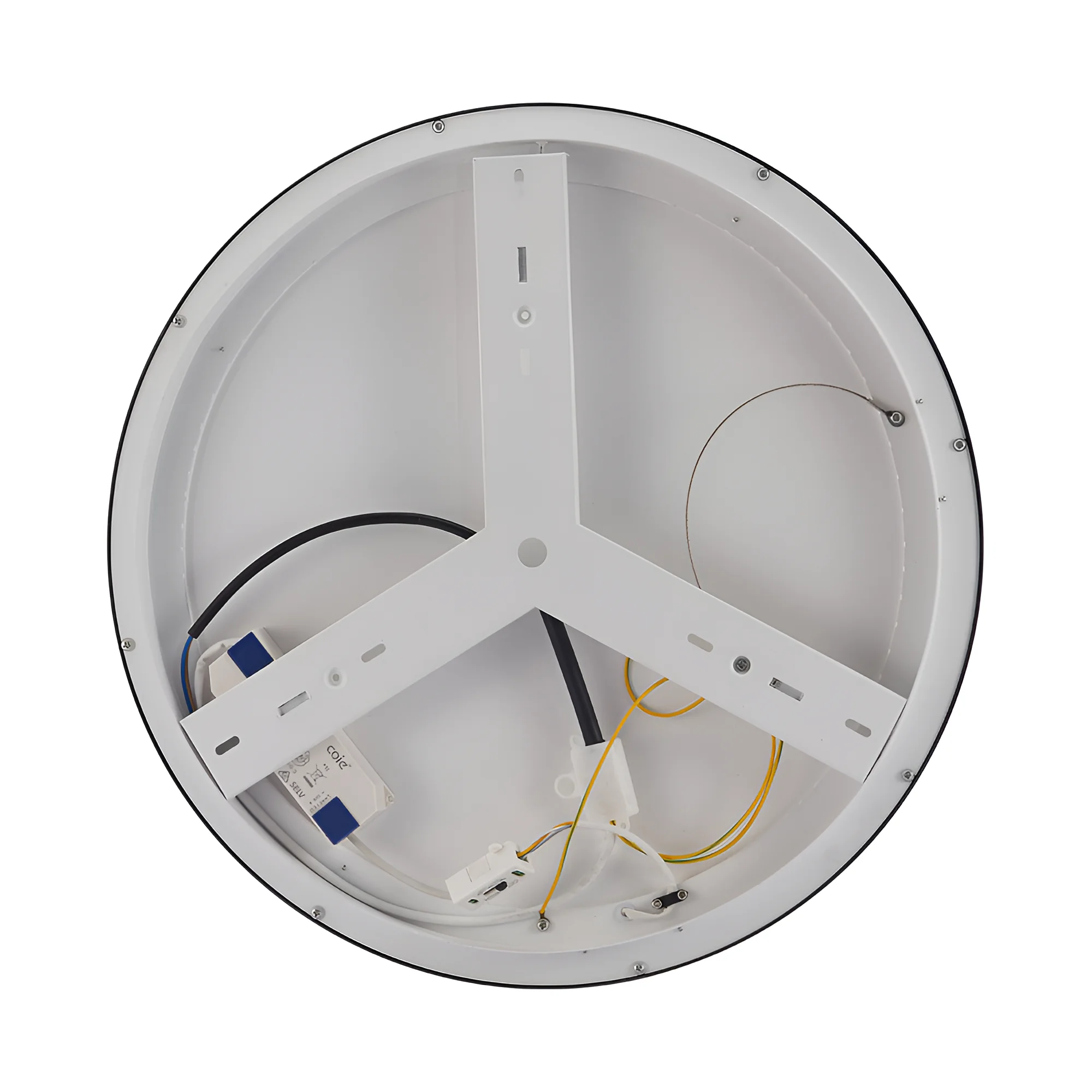 LED plafonjera okrugla Ø480 36W CCT crna IP20 Braytron Bella - Slika 5