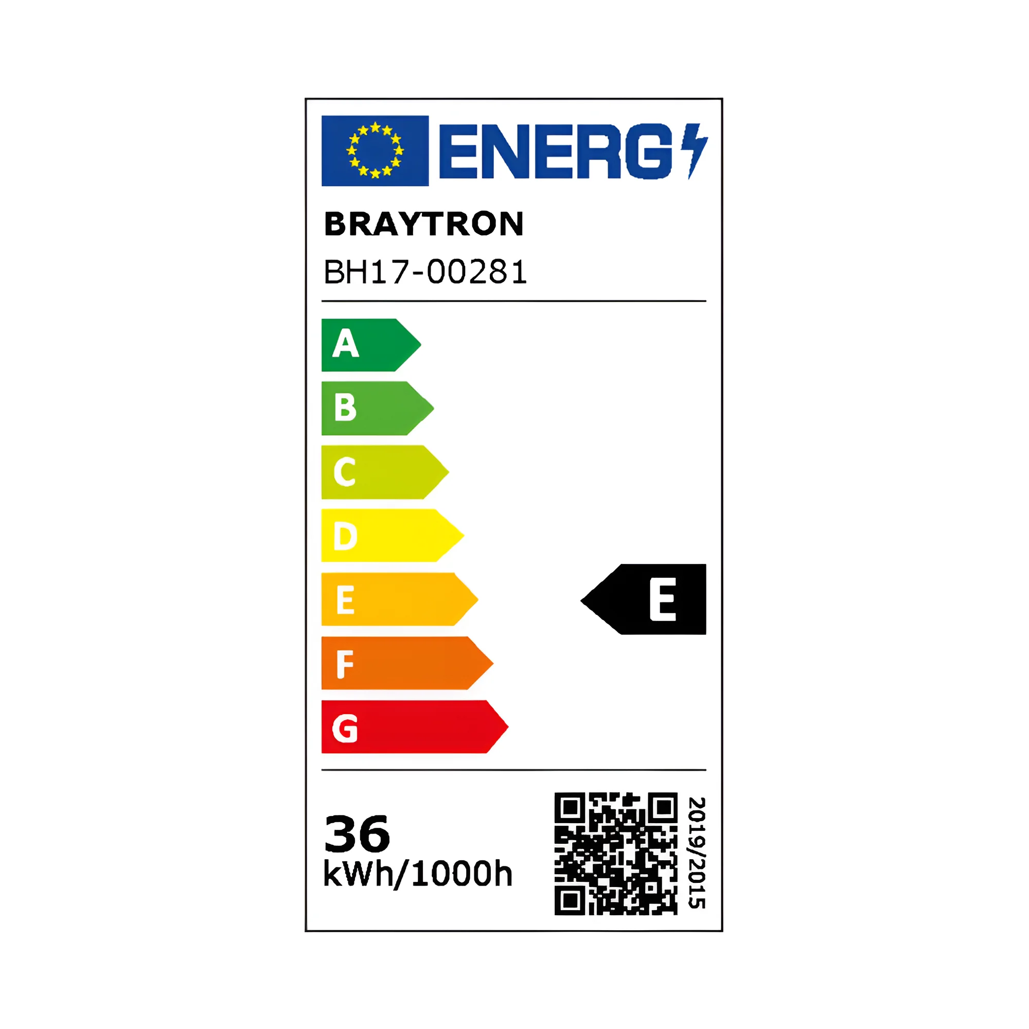 LED plafonjera okrugla Ø480 36W CCT crna IP20 Braytron Bella - Slika 7