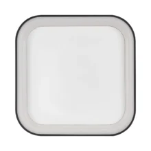 LED plafonjera kvadratna 480×480 36W CCT crna IP20 Braytron Bella