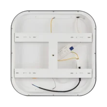 LED plafonjera kvadratna 480×480 36W CCT crna IP20 Braytron Bella