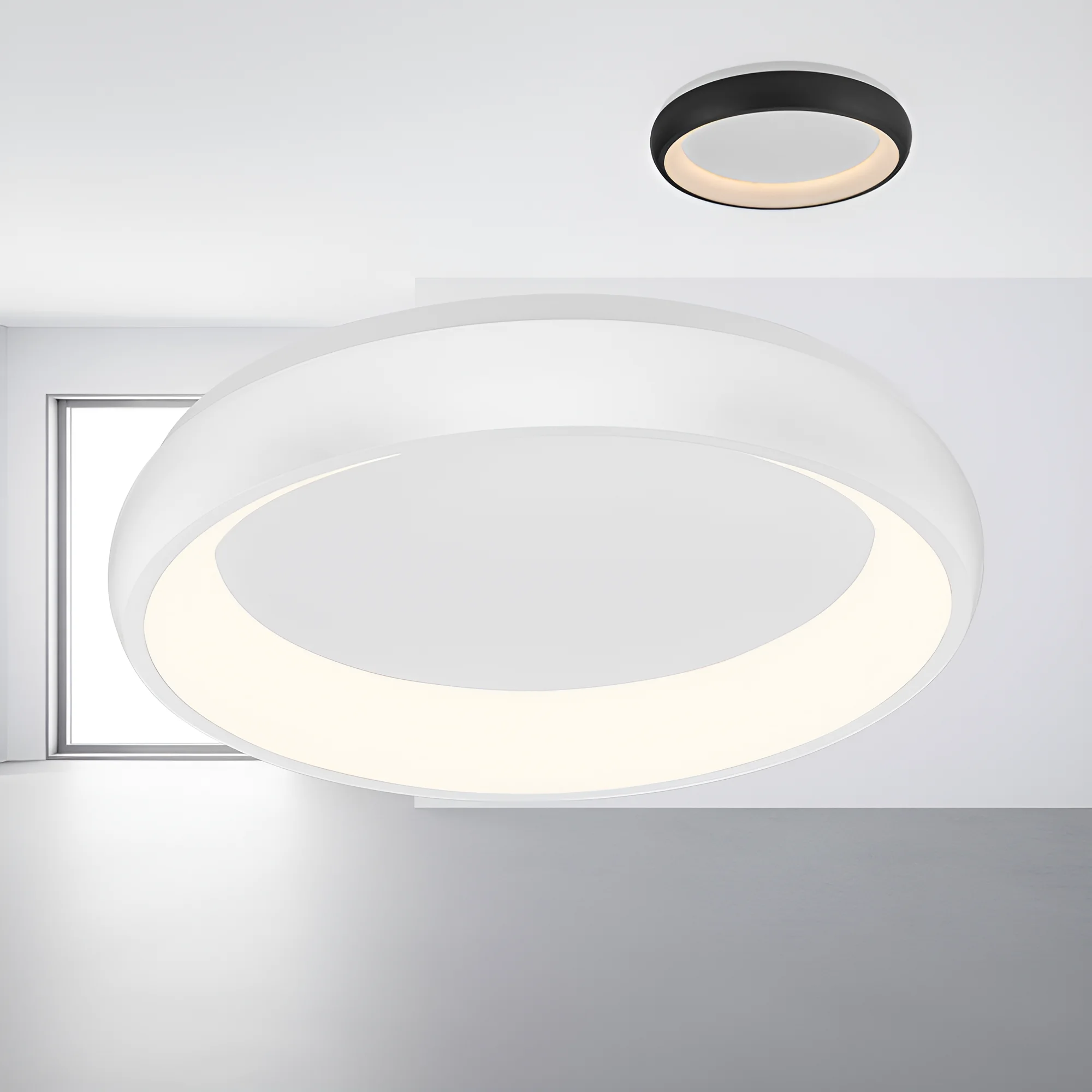 LED plafonjera okrugla Ø480 36W CCT bela IP20 Braytron Bella