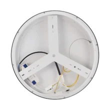 LED plafonjera okrugla Ø480 36W CCT crna IP20 Braytron Bella II
