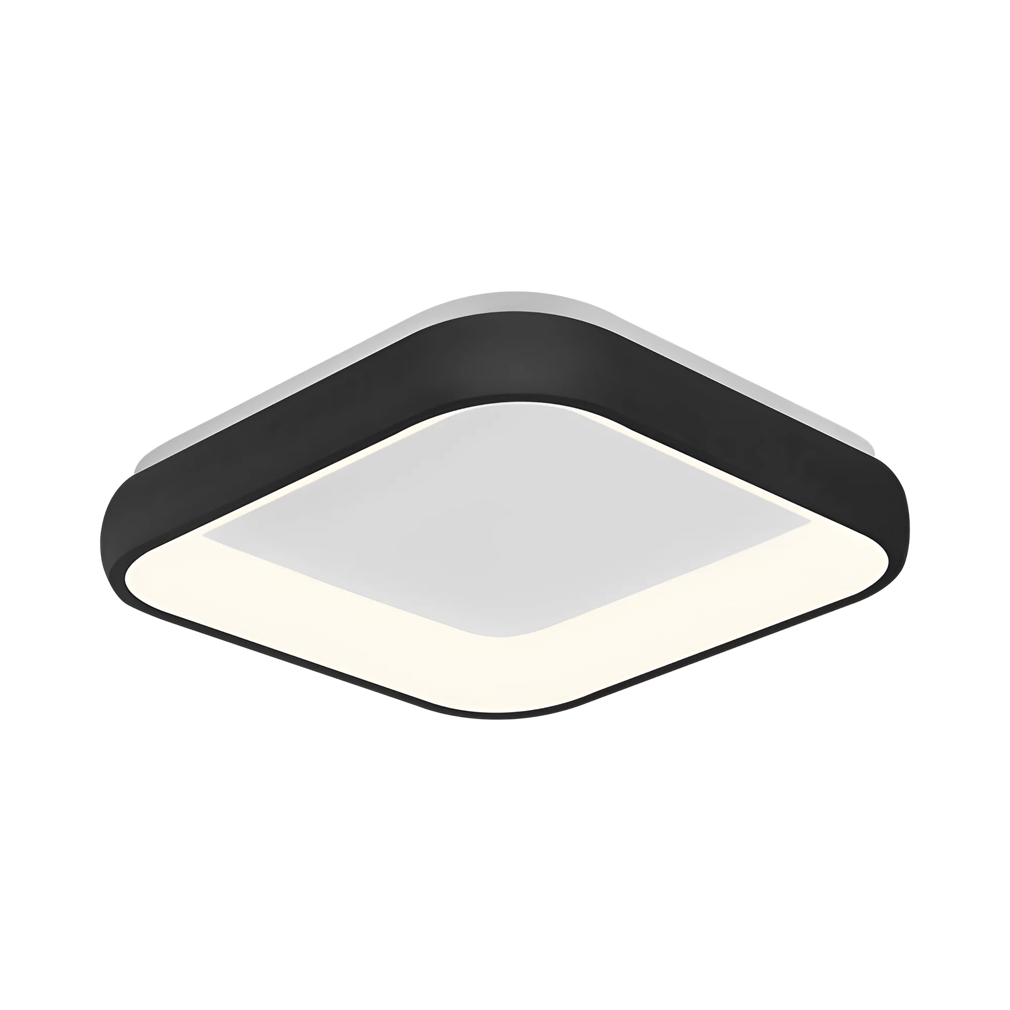 LED plafonjera kvadratna 480×480 36W CCT crna IP20 Braytron Bella II