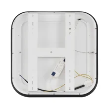LED plafonjera kvadratna 480×480 36W CCT crna IP20 Braytron Bella II