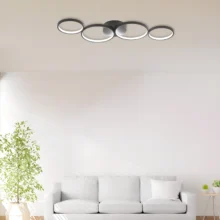 LED plafonjera 60W CCT crna sa daljinskim IP20 Braytron Nela