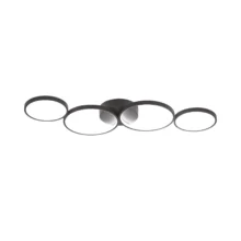 LED plafonjera 60W CCT crna sa daljinskim IP20 Braytron Nela