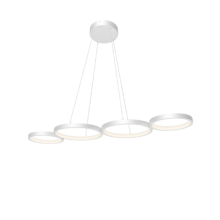 Viseća LED lampa 60W CCT bela sa daljinskim Braytron Nela