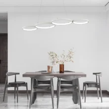 Viseća LED lampa 60W CCT bela sa daljinskim Braytron Nela