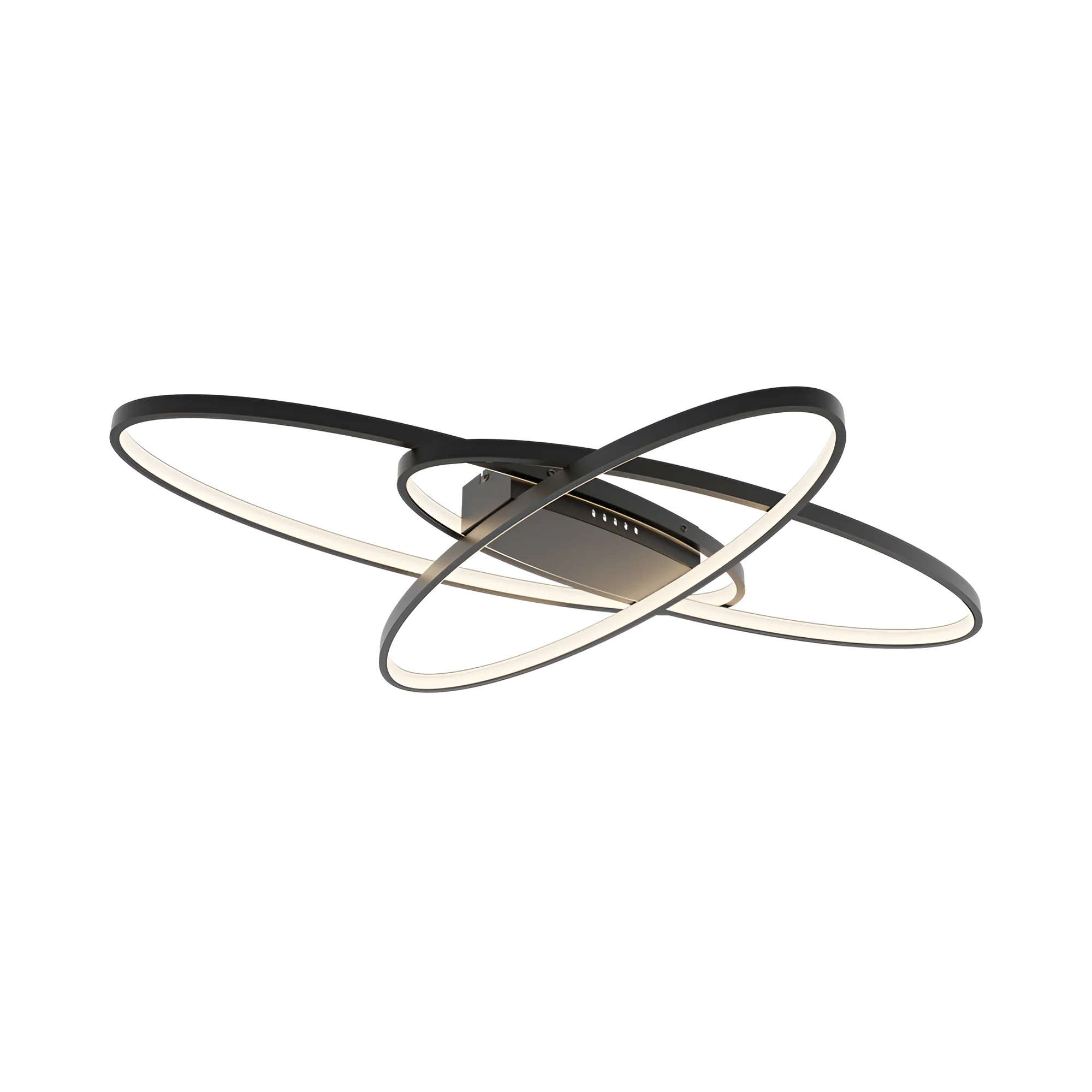 LED plafonjera 72W CCT crna sa daljinskim IP20 Braytron Nela