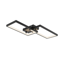 LED plafonjera 40W CCT crna sa daljinskim IP20 Braytron Nela