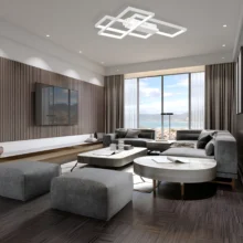 LED plafonjera 65W CCT bela sa daljinskim IP20 Braytron Nela