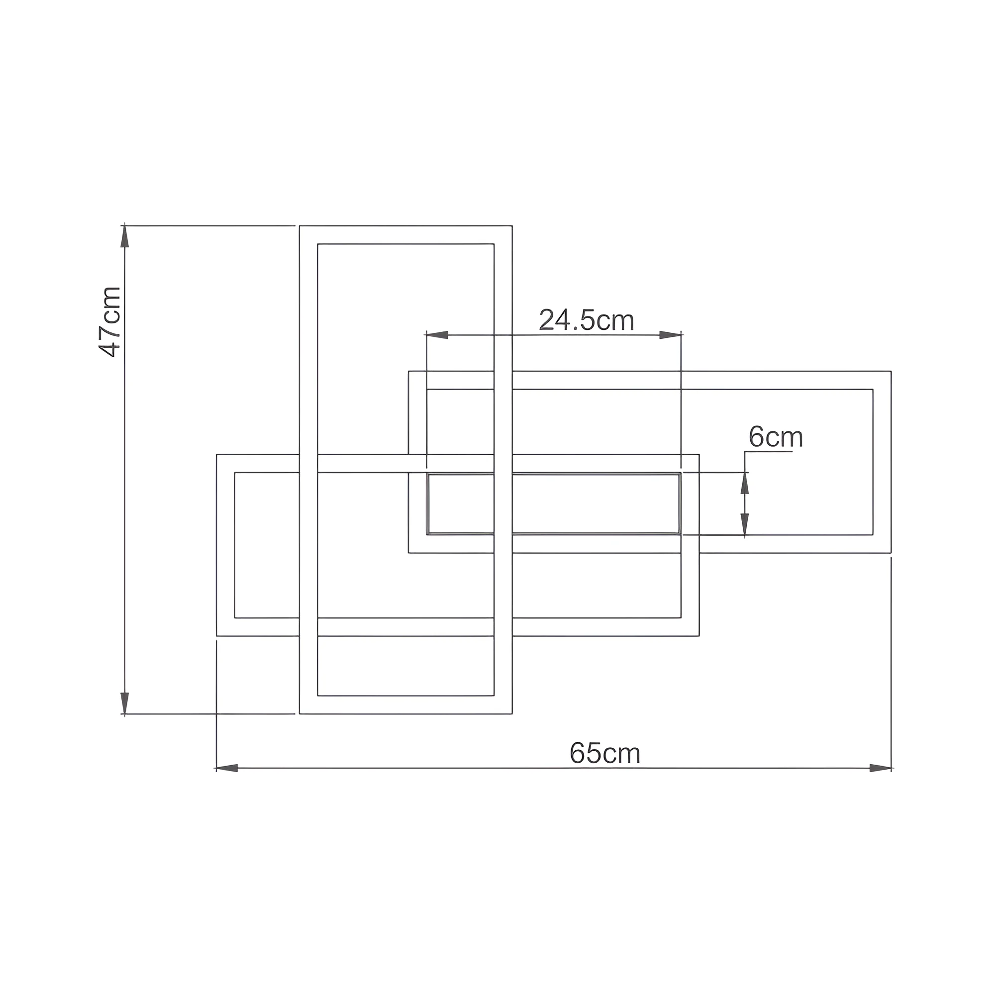 LED plafonjera 65W CCT bela sa daljinskim IP20 Braytron Nela - Slika 3