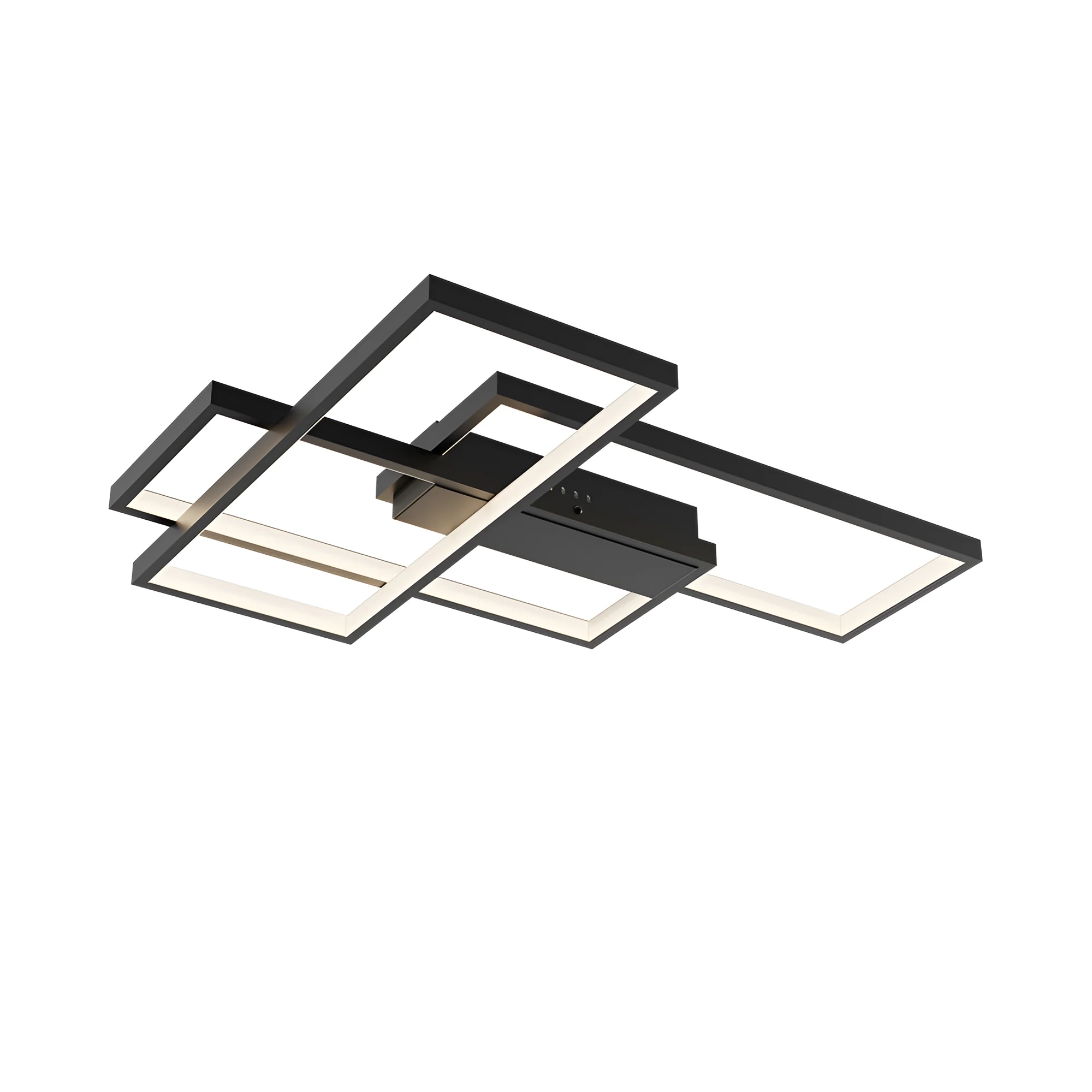 LED plafonjera 65W CCT crna sa daljinskim IP20 Braytron Nela II
