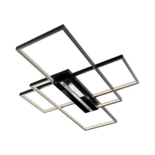 LED plafonjera 80W CCT crna sa daljinskim IP20 Braytron Nela