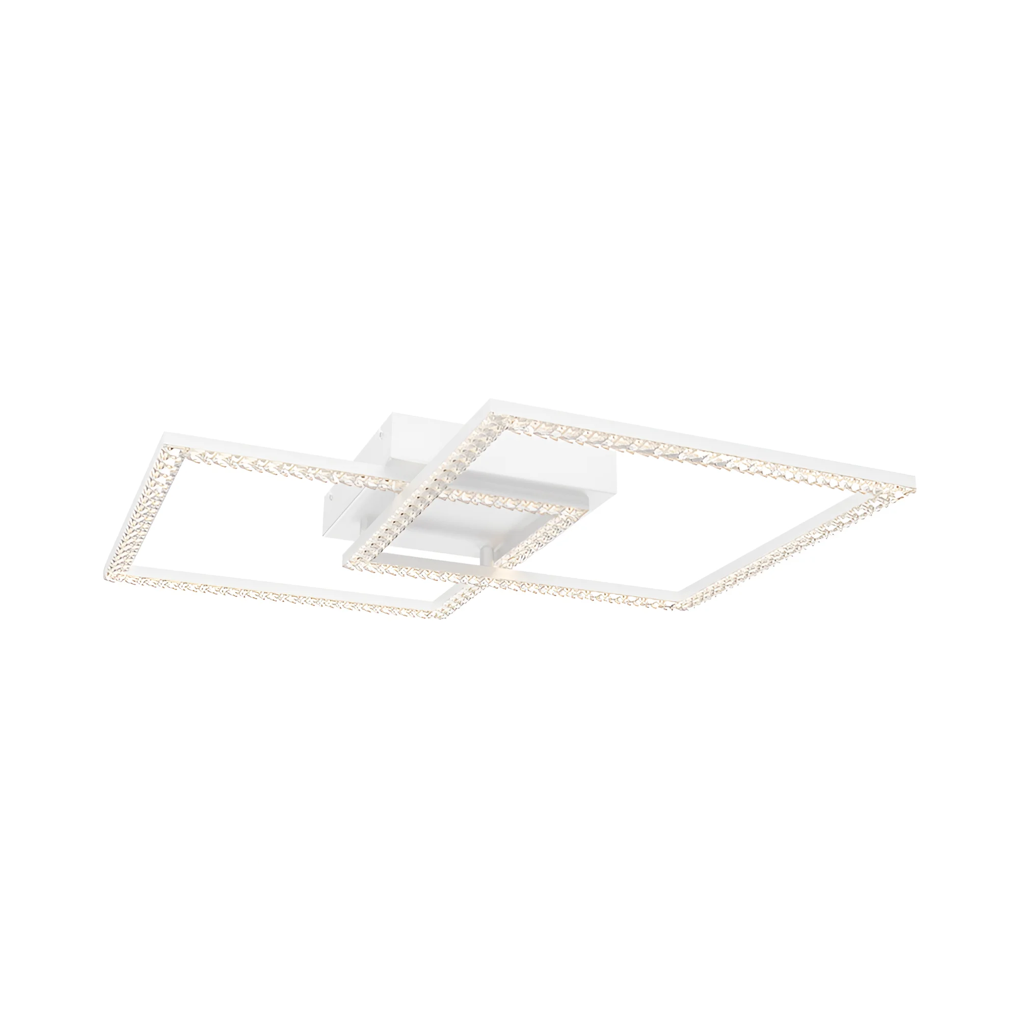 LED plafonjera kristalna 55W CCT bela sa daljinskim IP20 Braytron Crystal