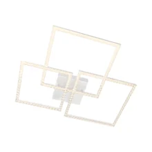 LED plafonjera kristalna 80W CCT bela sa daljinskim IP20 Braytron Crystal