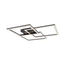 LED plafonjera kristalna 80W CCT crna sa daljinskim IP20 Braytron Crystal