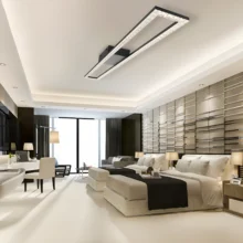 LED plafonjera kristalna 40W CCT crna sa daljinskim IP20 Braytron Crystal