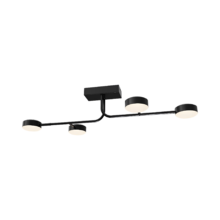 Viseća LED lampa 32W 3000K crna Braytron Arcana