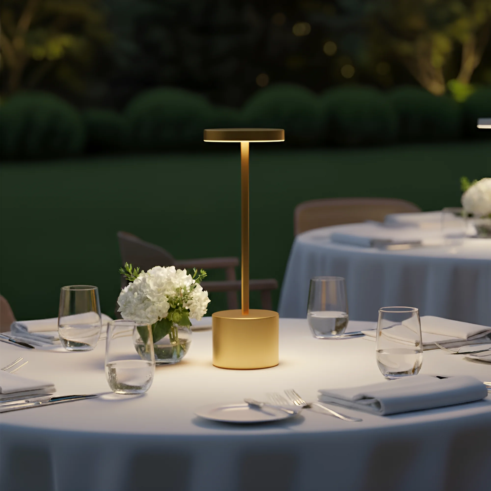Punjiva LED stona lampa 2W CCT zlatna Braytron Luxe