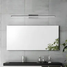 LED svetiljka za ogledalo 600 mm 12W CCT crna IP44 Braytron Aria