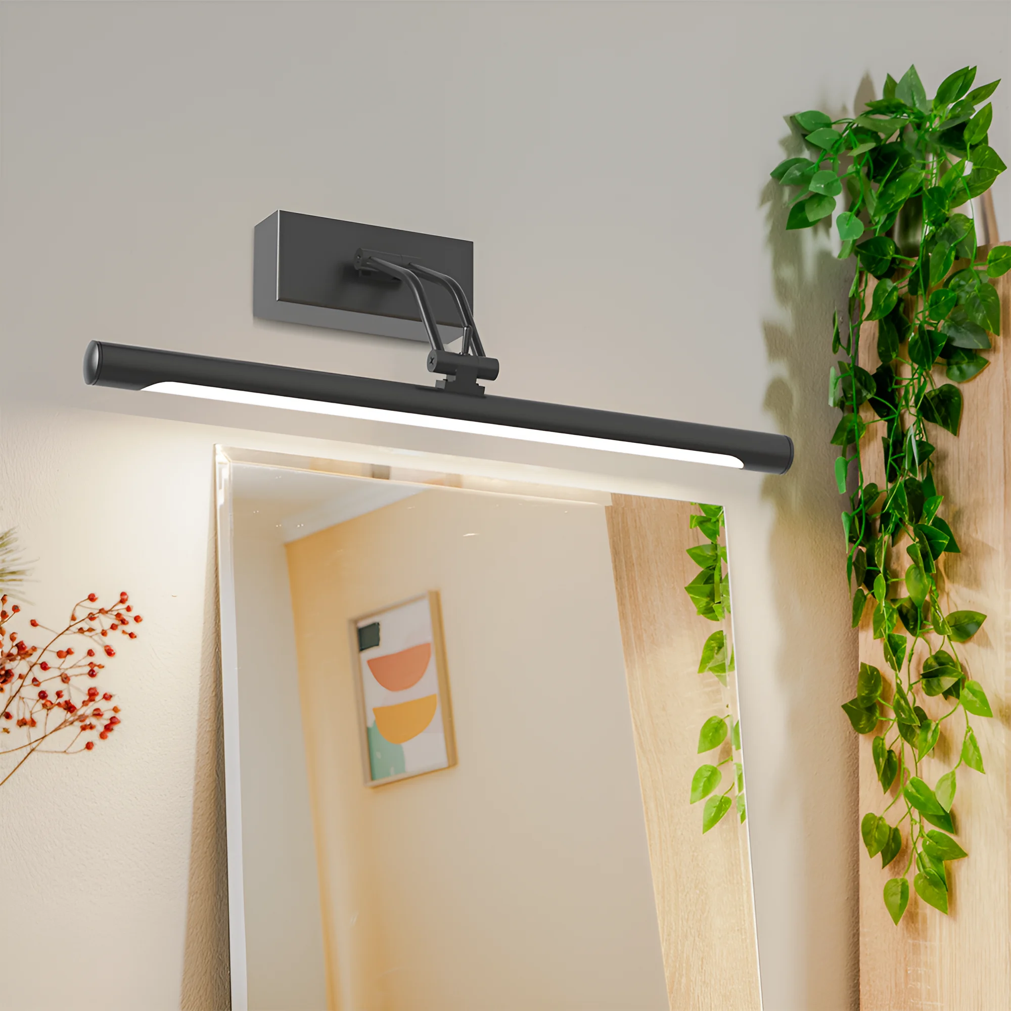 LED svetiljka za ogledalo 400mm 8W CCT crna IP20 Braytron Sara