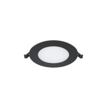 LED panel ugradni okrugli 4″ 6W CCT DIM crna Braytron SmartPanel