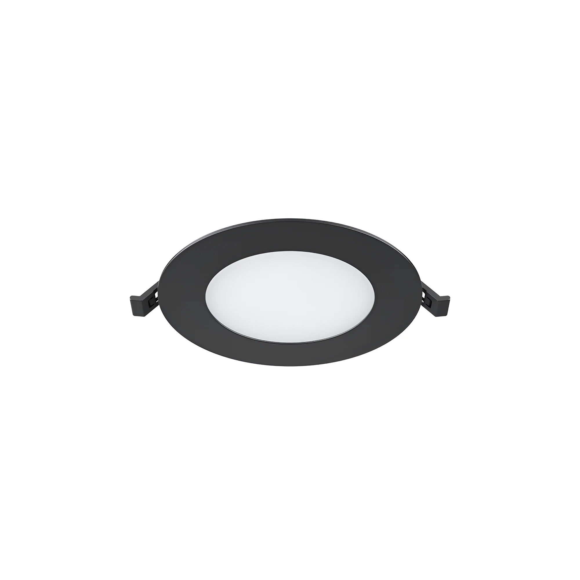 LED panel ugradni okrugli 4″ 6W CCT DIM crna Braytron SmartPanel