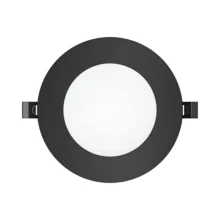 LED panel ugradni okrugli 4″ 6W CCT DIM crna Braytron SmartPanel