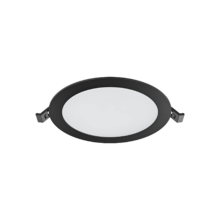 LED panel ugradni okrugli 8″ 12W CCT DIM crna Braytron SmartPanel