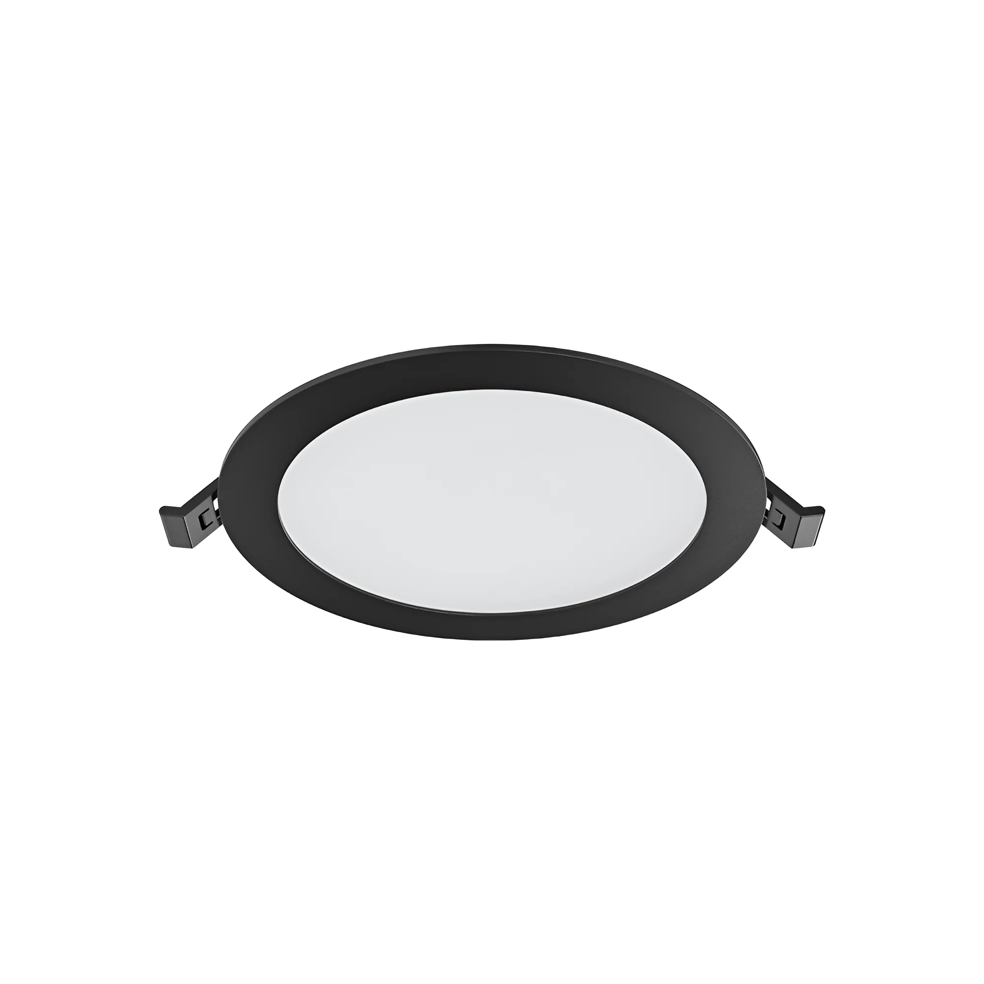 LED panel ugradni okrugli 8″ 12W CCT DIM crna Braytron SmartPanel