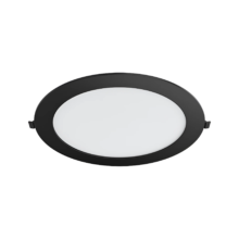 LED panel ugradni okrugli 8″ 18W CCT DIM crna Braytron SmartPanel