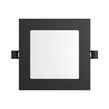 LED panel ugradni kvadratni 3″ 4W CCT DIM crna Braytron PanelLine