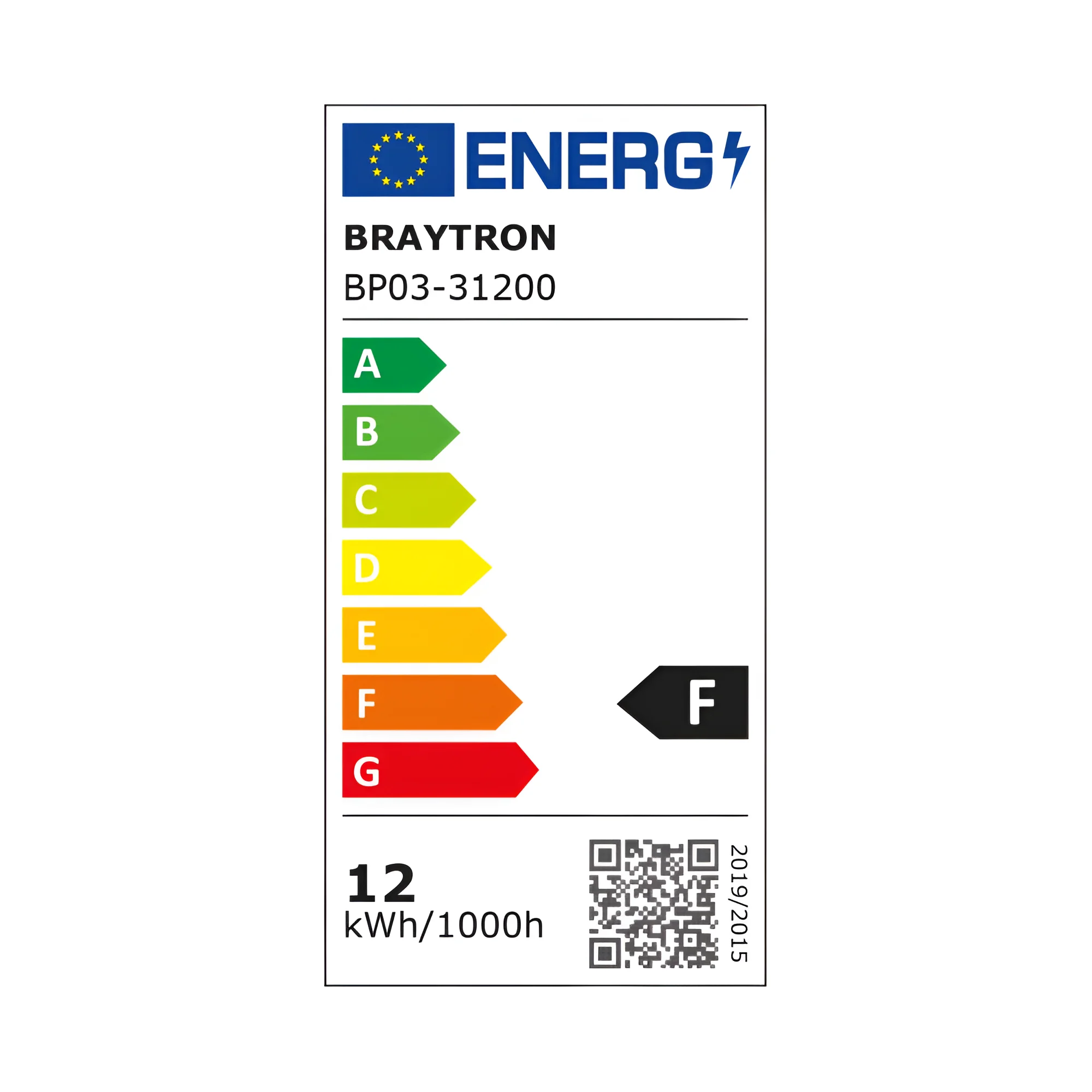 LED panel nadgradni okrugli 6" 12W 3000K bela Braytron PanelLine - Слика 5