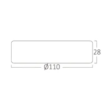 LED panel nadgradni okrugli 4″ 6W 6500K beli Braytron SmartPanel