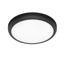 LED panel ugradni nadgradni 2u1 okrugli 9″ 20W CCT crna Braytron PanelLine