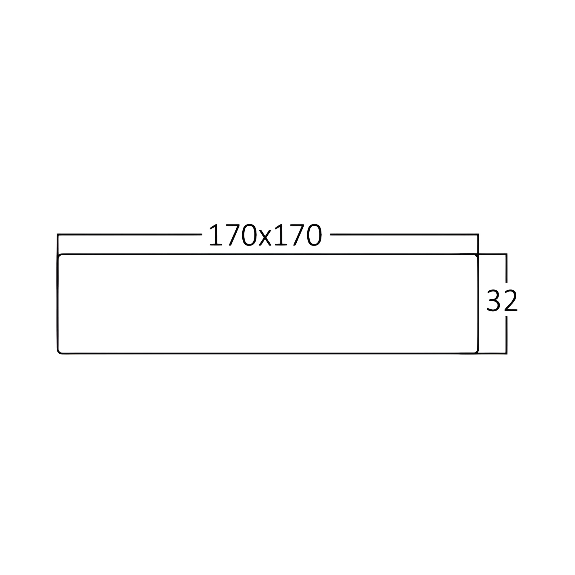 LED panel nadgradni kvadratni 6" 12W 6500K bela Braytron PanelLine - Слика 5