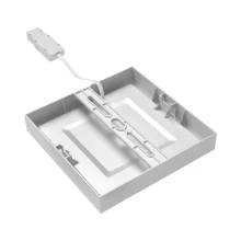 LED panel nadgradni kvadratni 8″ 18W 6500K beli Braytron Panel Plus