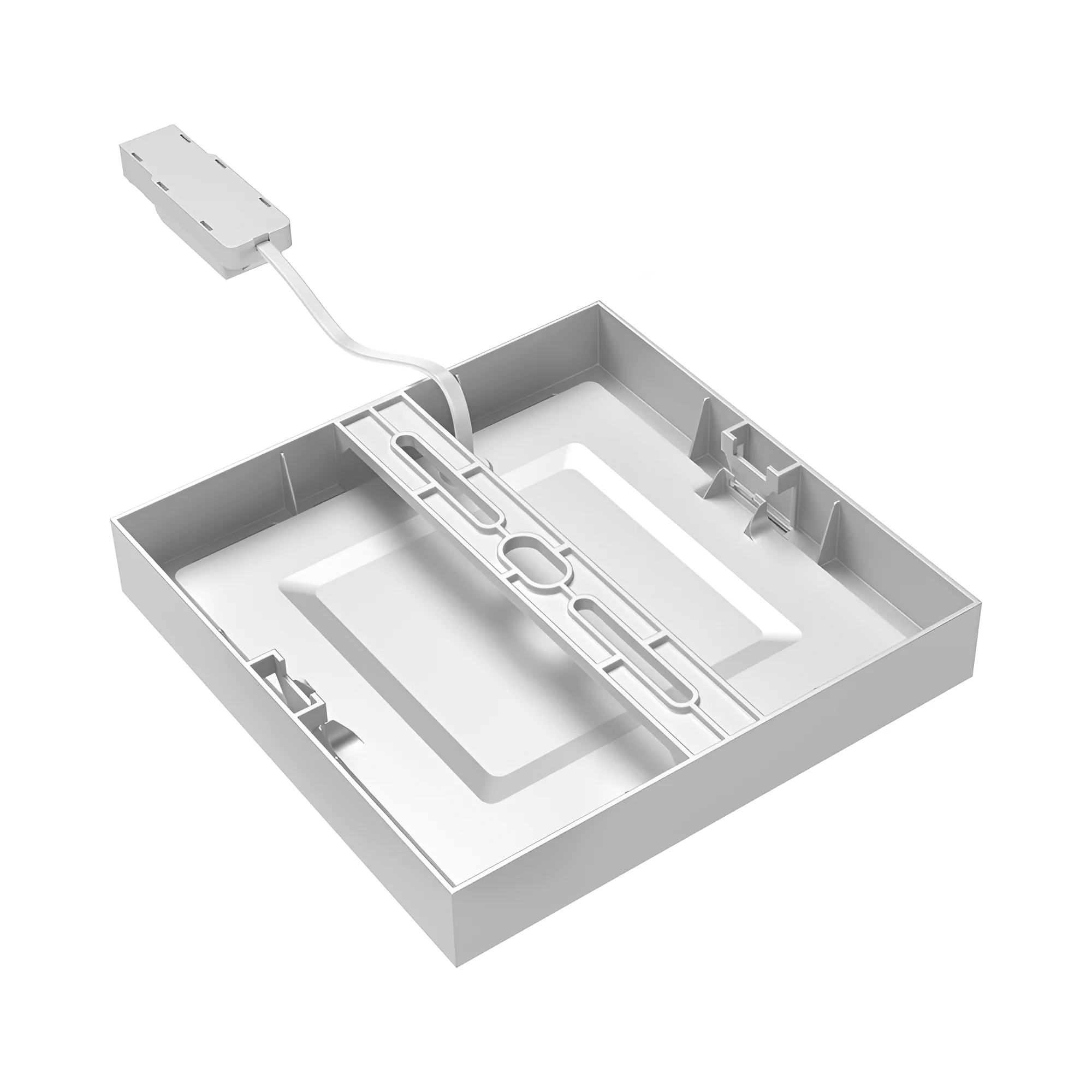 LED panel nadgradni kvadratni 8" 18W 6500K beli Braytron Panel Plus - Слика 4