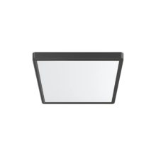 LED plafonjera kvadratna 20W crna CCT 3u1 Braytron Jade