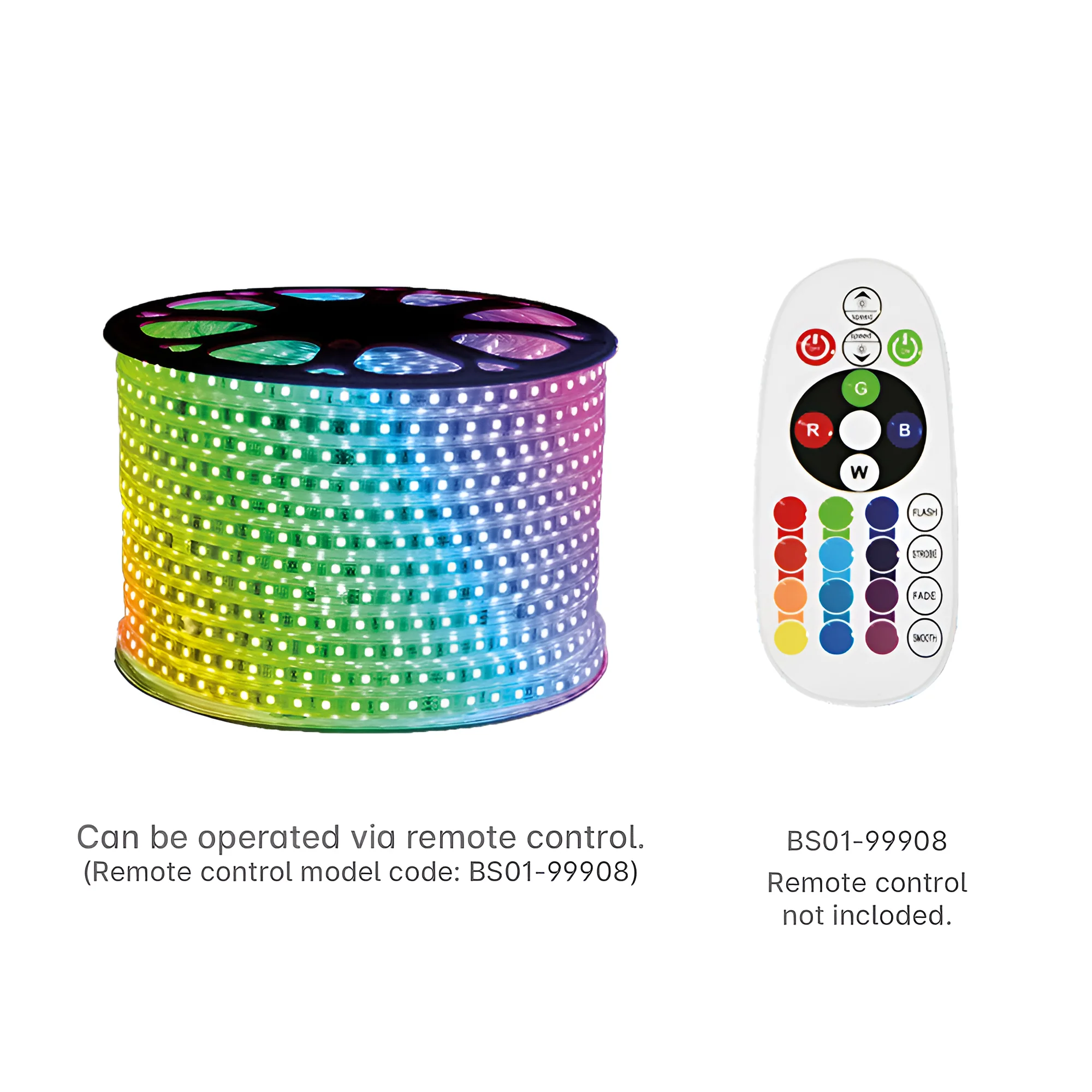 LED traka 220V 5050 120 LED/m RGB IP65 - Слика 4