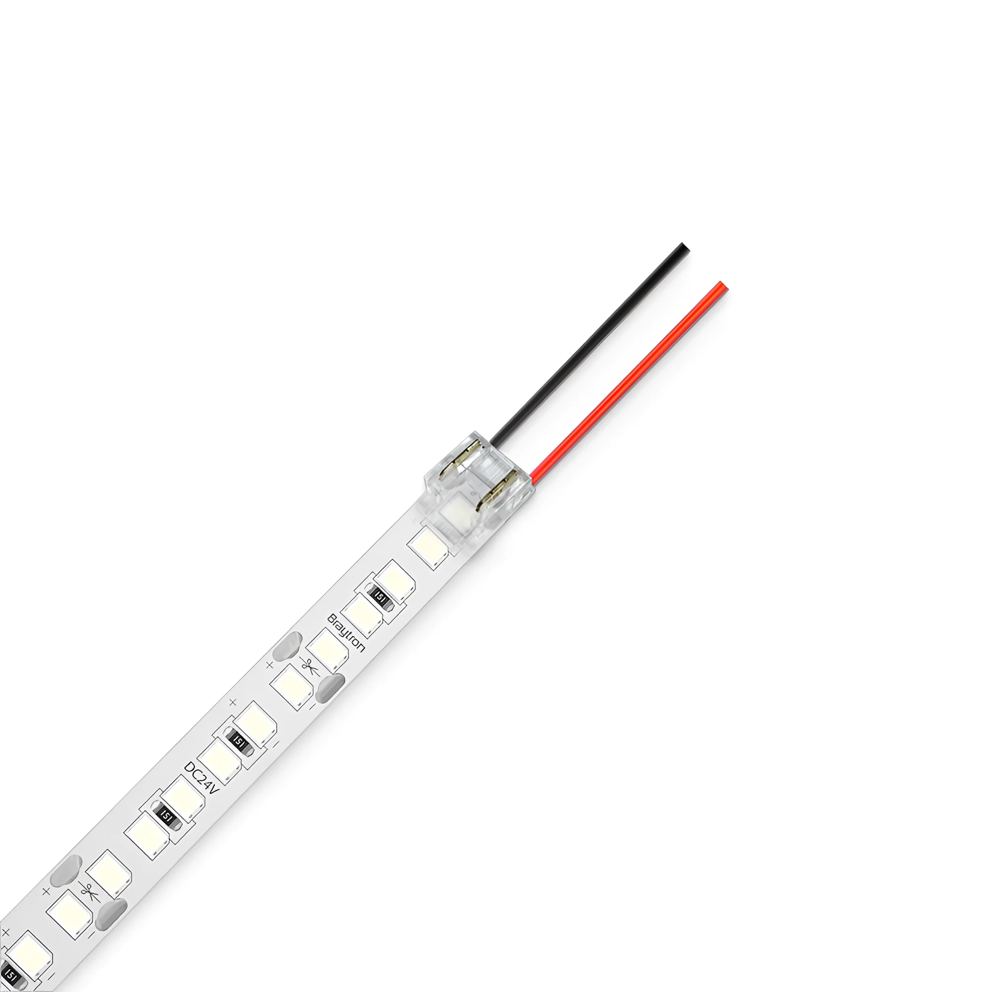 Konektor LED trake traka na zicu 8 do 12 mm Braytron