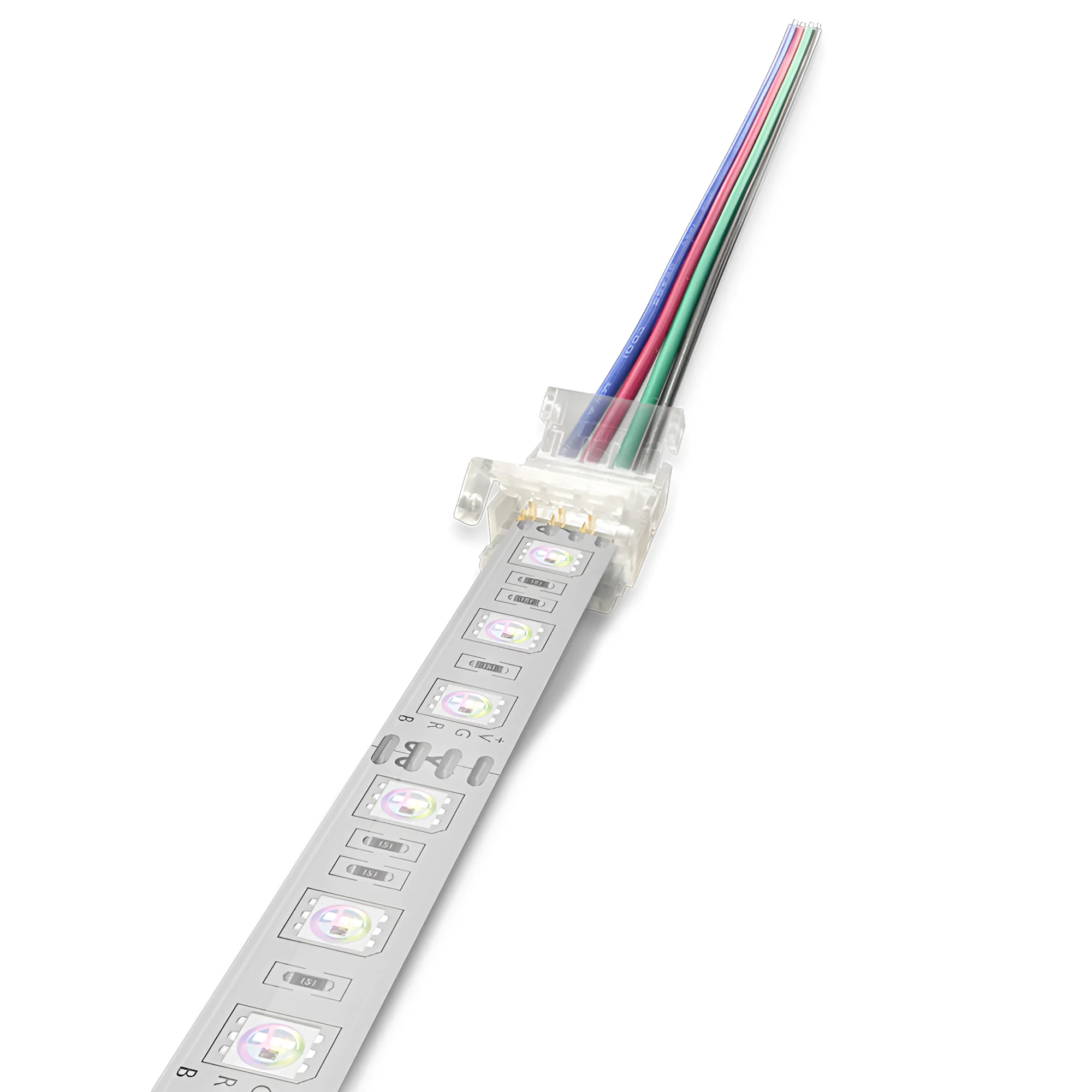 Konektor LED trake traka na zicu RGB 10 mm Braytron