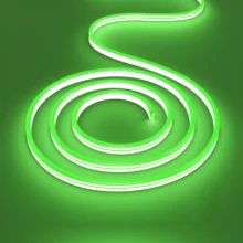 LED neon traka 220V 6W/m zelena IP65 8×16 Braytron Neon