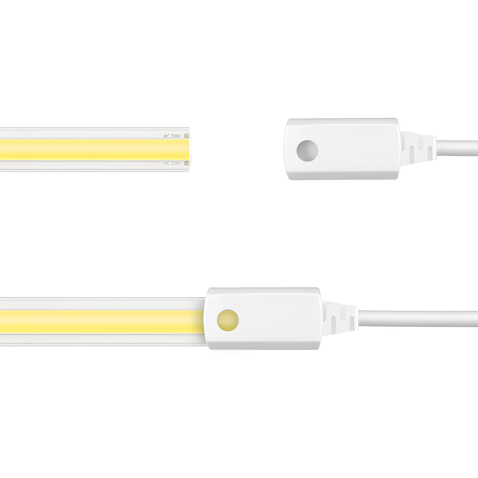LED COB traka 220V 12W/m 360LED 6500K IP65 Braytron CobLine - Слика 7