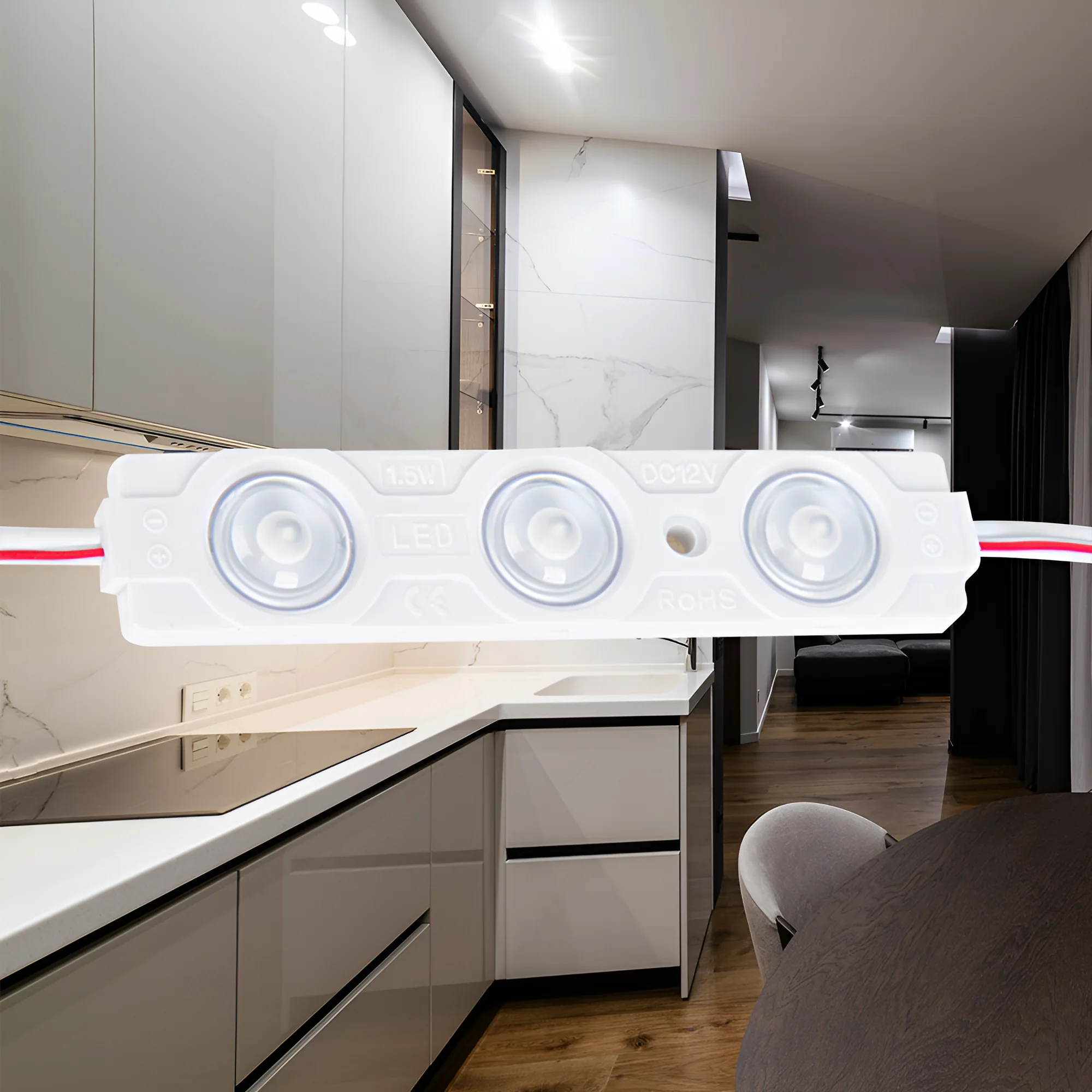 LED modul 1.2W 3LED 5730 plavi 12VDC IP67 Braytron