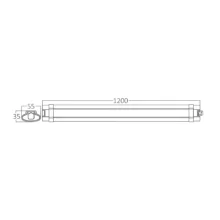 Vodootporna LED svetiljka OldLine 36W 3000K 1,2 m IP65 Braytron